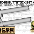 PoC: 68 BUTTSTOCK aril Ve LI WARKER =e FGCcss TE FGC-68 Buffer tube / butt stock set v2