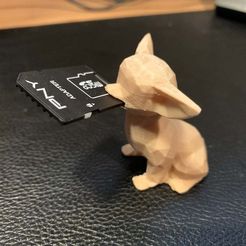 2020-09-14_19.39.15_copy.jpg Low Poly Chihuahua SD/MicroSD holder