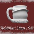 11.jpg Snowman & Boot Christmas Mug Set – Festive Miniature Cups for Dollhouses and Dioramas