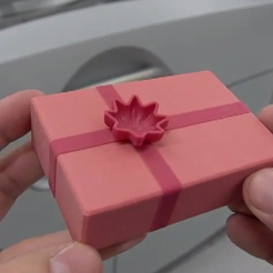 2.png Free STL file Xmas gift box・3D printer design to download
