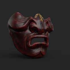 Screenshot_17.png Fichier STL Masque Kabuto Mempo・Design pour imprimante 3D à télécharger