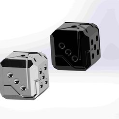 Assem2.jpg STL-Datei Schwarze und weiße Würfel・3D-druckbares Design zum Herunterladen