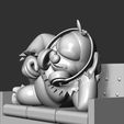 3_2.jpg 3D file Slaking Pokemon - Headphone Holder・3D printing idea to download, bonbonart