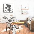 1654091683447.jpg Large Wall Decor Modern Office Decor Wood Bike Artwork