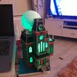 Halloween Haunted House Lampe w 3d Mond-NO SUPPORT oder PAINTING NEEDED, dmcmurdo