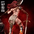 210726-Wicked-RedSonja-Sculpture-Image-008.jpg WICKED MARVEL RED SONJA SCULPTURE : TESTED AND READY FOR 3D PRINTING