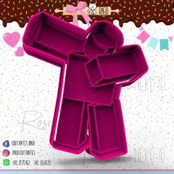 3D file ROBLOX CUTE FACE CUTTERS SET 🍰・3D printing template to