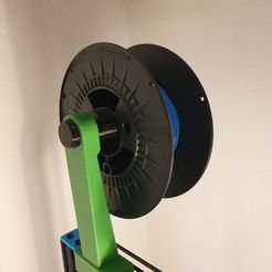 34.jpg Filament Spool Holder for ASWX1 (Rotated Stand by 90°, Remix)