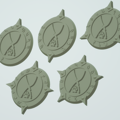 Image.png Fichier 3D gratuit D&D - Jetons de sorts - Ranger - Runes elfiques・Objet imprimable en 3D à télécharger