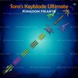 3.jpg Sora Keyblade Ultima From Kingdom Hearts - Fan Art 3D print model