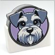 fluffy3.jpg Miniature Schnauzer  Coasters