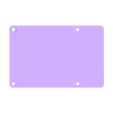 Base.stl Boitier minimaliste raspberry pi 3 / Minimalistic Raspberry pi case