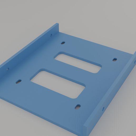 2.5 inch SSD / HDD to 3.5 inch Drive Bay Adapter Bracket (Slotted Holes)