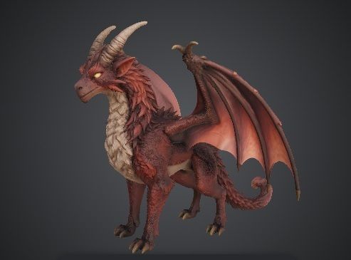 🐉 draconic beast model・Free STL File for 3D printing・Cults