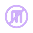 anti-makerbot-logo.stl Anti-Makerbot Logo