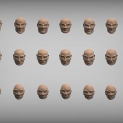 d5a2f1aa12305f6b3ecf28c21a584eab_display_large.jpg Free STL file Heroic scale heads for wargaming miniatures 28mm・3D printer design to download
