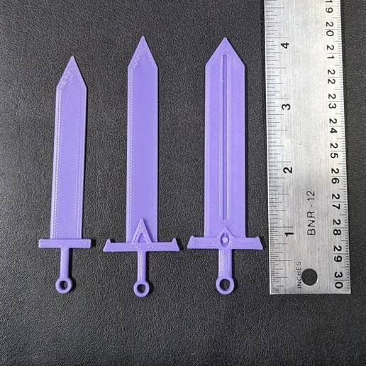 il_1588xN.6119178023_pvk9.webp Petits signets en forme d'épée - 3 STL pack - Marque livre Swordmarks