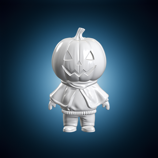 Cute Pumpkin Character Halloween Decor