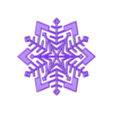 snowflake_set1_4.STL floco de neve