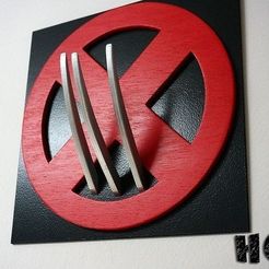 deadpool.jpg STL file X-Men Wall Art・3D print model to download