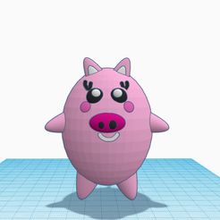 Miss-Piggy-front.jpg Miss Piggy figurine, funny pig toy