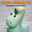 2.jpg Cute Unicorn - Multipart Color - No Supports