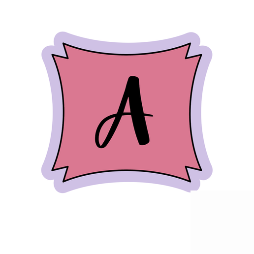 Custom Name Frame Cookie Cutter STL – Personalized Plaque 3D Print File