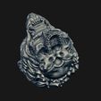 12.jpg Skull wolf scalp