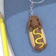 Hotdog-Dachshund.jpg Porta-chaves Hotdog Dachshund - Cão de salsicha num pão