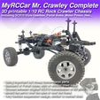 MRCC_MrCrawley_Complete_04.jpg MyRCCar Mr. Crawley Complete. 1/10 Customizable RC Rock Crawler Chassis with Portal Axles and Gearbox