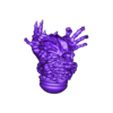 fingers face.stl Головы ужаса - комплект 2