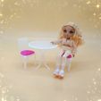 d2.jpg Doll Dining Set ,Barbie Dining Set ,Rainbow high doll Dining Set, Doll Furniture. Doll House