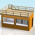 FACEBRICK BUILDING FRONT WITHOUT ROOF.JPG 1:32 scale face-brick building with roof deck