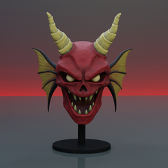 Hell-Fire-skull.png STL file Stranger Things Hell Fire Club Skull・3D printer model to download