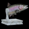 Rainbow-trout-trophy-7.png rainbow trout / Oncorhynchus mykiss fish in motion trophy statue detailed texture for 3d printing
