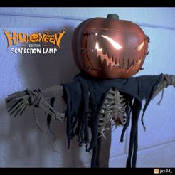 5.jpg Fichier STL Lampe d'épouvantail Halloween・Modèle pour impression 3D à télécharger, jayceedante