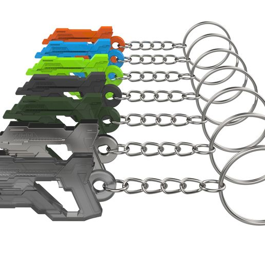🗝️ Keychain - Asuran Replicator Stunner - Stargate - Printable 3d model ...