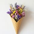 unnamed-26.jpg Waffle Cone Planter | Wall Mount & Hanging Vase