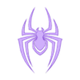 Spider-Man Miles Morales Spider Logo (Half).STL 蜘蛛侠迈尔斯-莫拉莱斯蜘蛛标志
