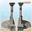 2.jpg Ruined fountain with stairs and sculpted lion (2) - Ancient Classic Old Archaic Historical 28mm 20mm 15mm