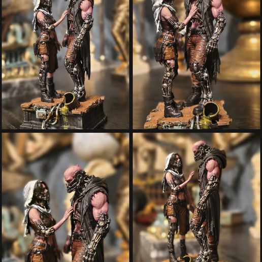WHEN STEEL REMEMBERS — Post-Apocalyptic Cyborg Diorama