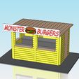 BURGER HUT.JPG 1:32 scale burger hut