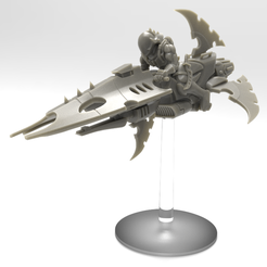 456879655798987.png STL file Dark Space Elf jet biker・3D printing model to download