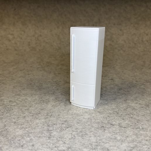 Dollhouse refrigerator miniature house fridge 1:18
