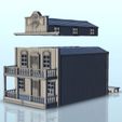 22.jpg Wild West post office building - Six Gun Sound Desperado Old Chronicles Gunfight Gutshot Blackwater Gulch Age of Sigmar Warhammer