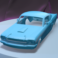 a001.png Fichier STL FORD MUSTANG FASTBACK 1965 (1/24) carrosserie imprimable・Objet pour imprimante 3D à télécharger