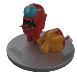 1.png Fichier STL Meurtre de décoration parmi nous・Objet imprimable en 3D à télécharger