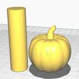 Model-Pictures-1.jpg Pumpkin Skibidi Toilet Interactive 3D Print!