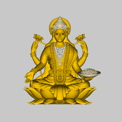 Lakshmi-Maa-3D-file-pic-1.png STL file Lakshmi Maa 3D file・Model to download and 3D print