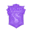 Escudo Slytherin.stl Slytherin Coat of Arms: Emblem of Cunning and Ambition